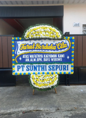 Papan Bunga Duka di Cibunigeulis